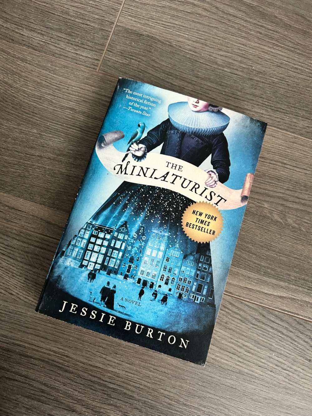 The Miniaturist Paperback Book - Blue Cover